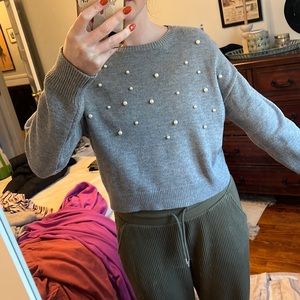 Gray sweater